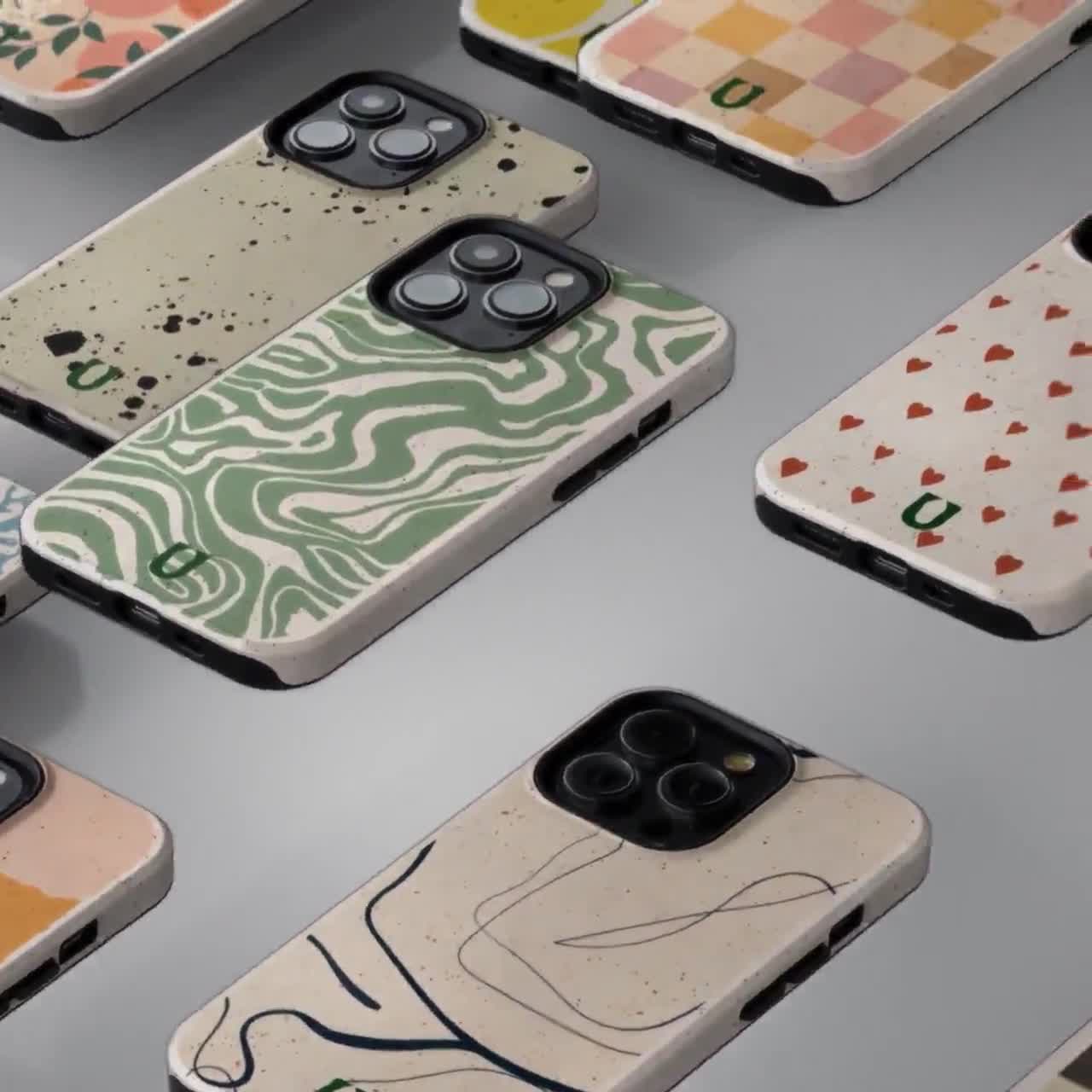 生分解性竹製エコフレンドリースマホケース（iPhone 16 15 14 13 12 11